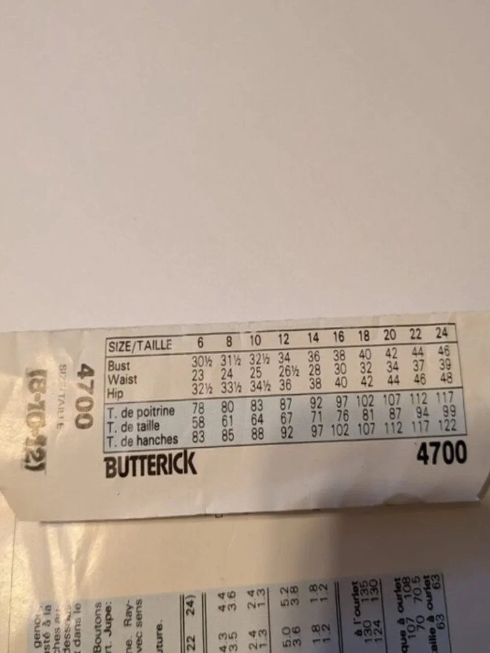 Butterick 4700 Sewing Pattern EASY Top, Skirt, Dress Leslie Fay UNCUT